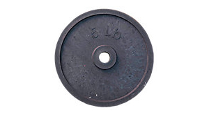 Olympic Rubber Bumper Plate, Sportsmith, 45lb, Black